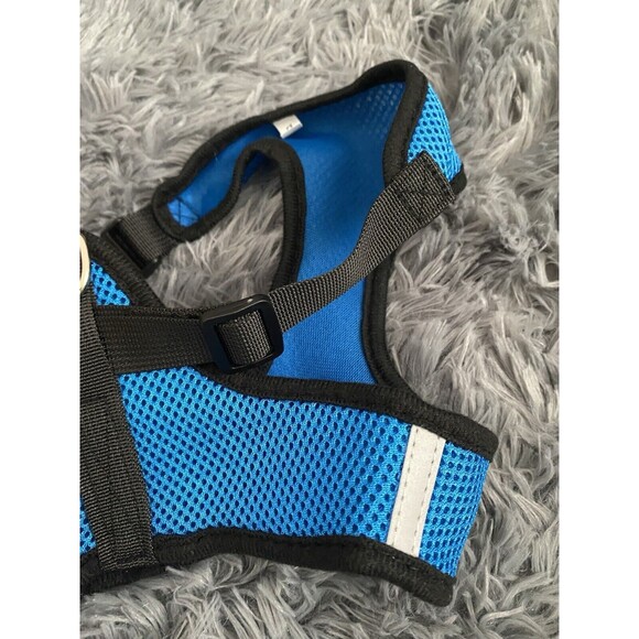 Cat Dog Pet Harness Adjustable Control Vest Dogs Reflective S M L XL Leash Blue - Picture 6 of 10